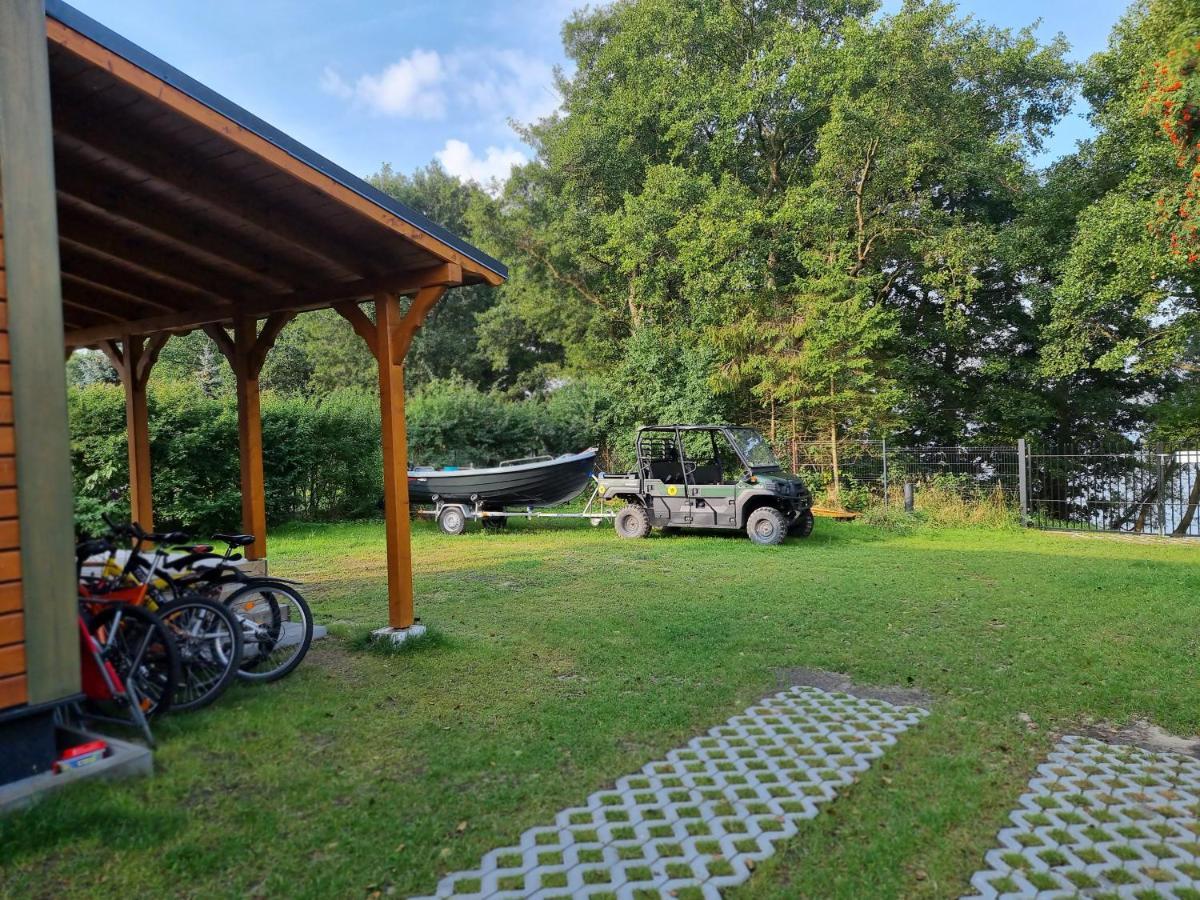Nowy Domek Drewniany Tu Mi Dobrze W Lubkowie Z Plaza Lubkowo Exterior foto